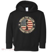 Honor the Fallen, Thank the Living Toddler Hoodie thumb 0