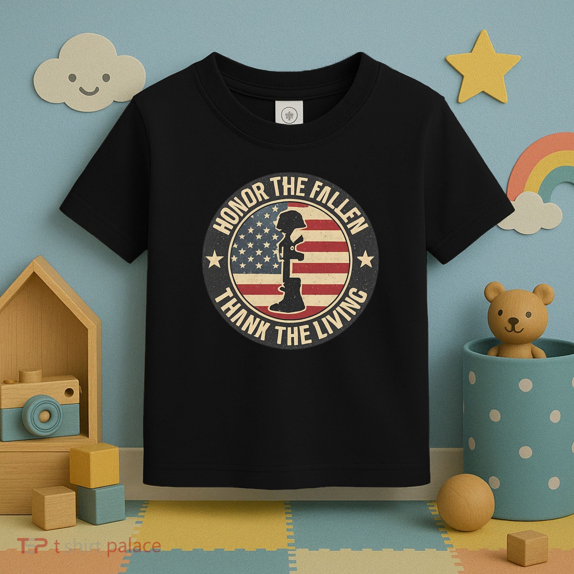 Honor the Fallen, Thank the Living Toddler T-Shirt