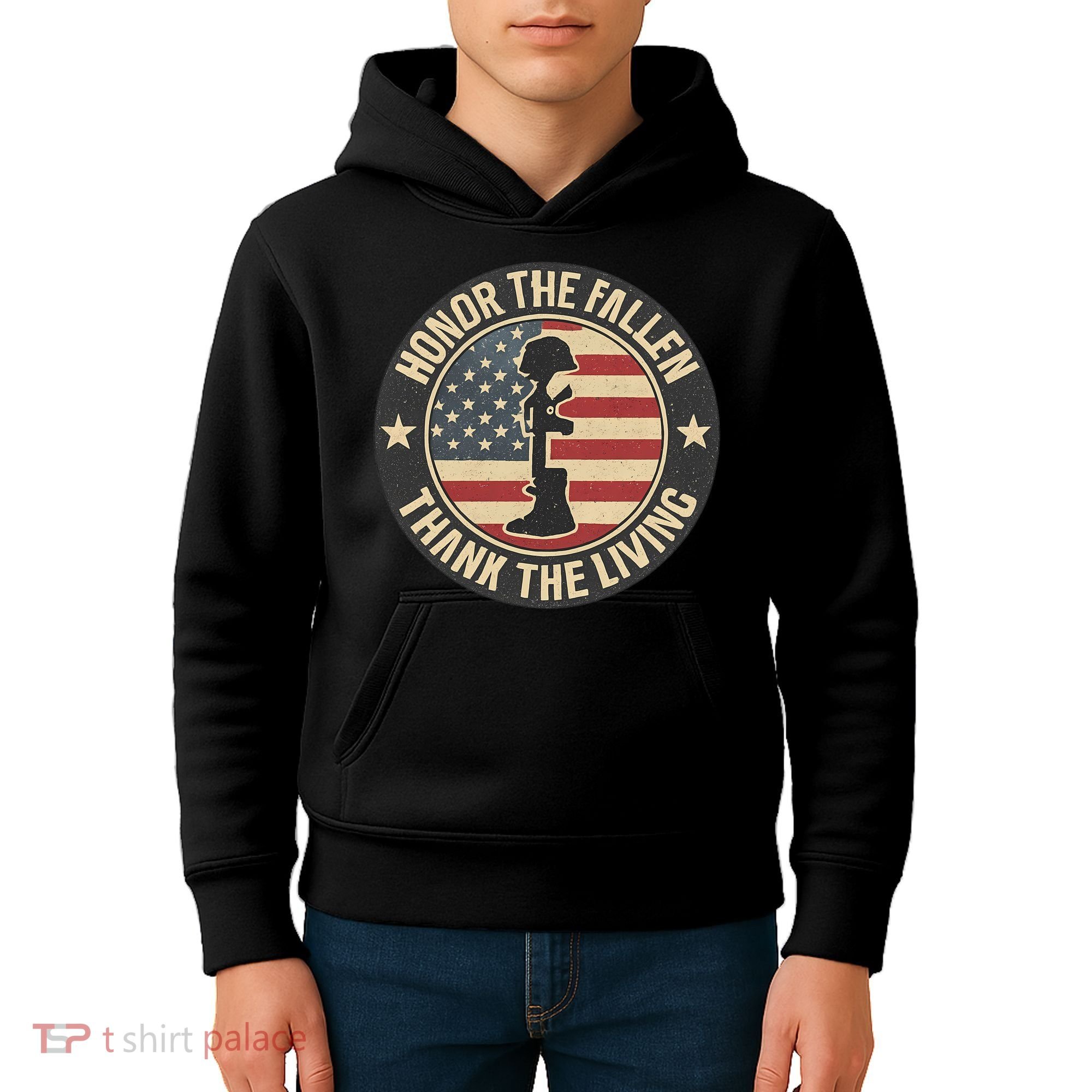 Honor the Fallen, Thank the Living Kids Hoodie