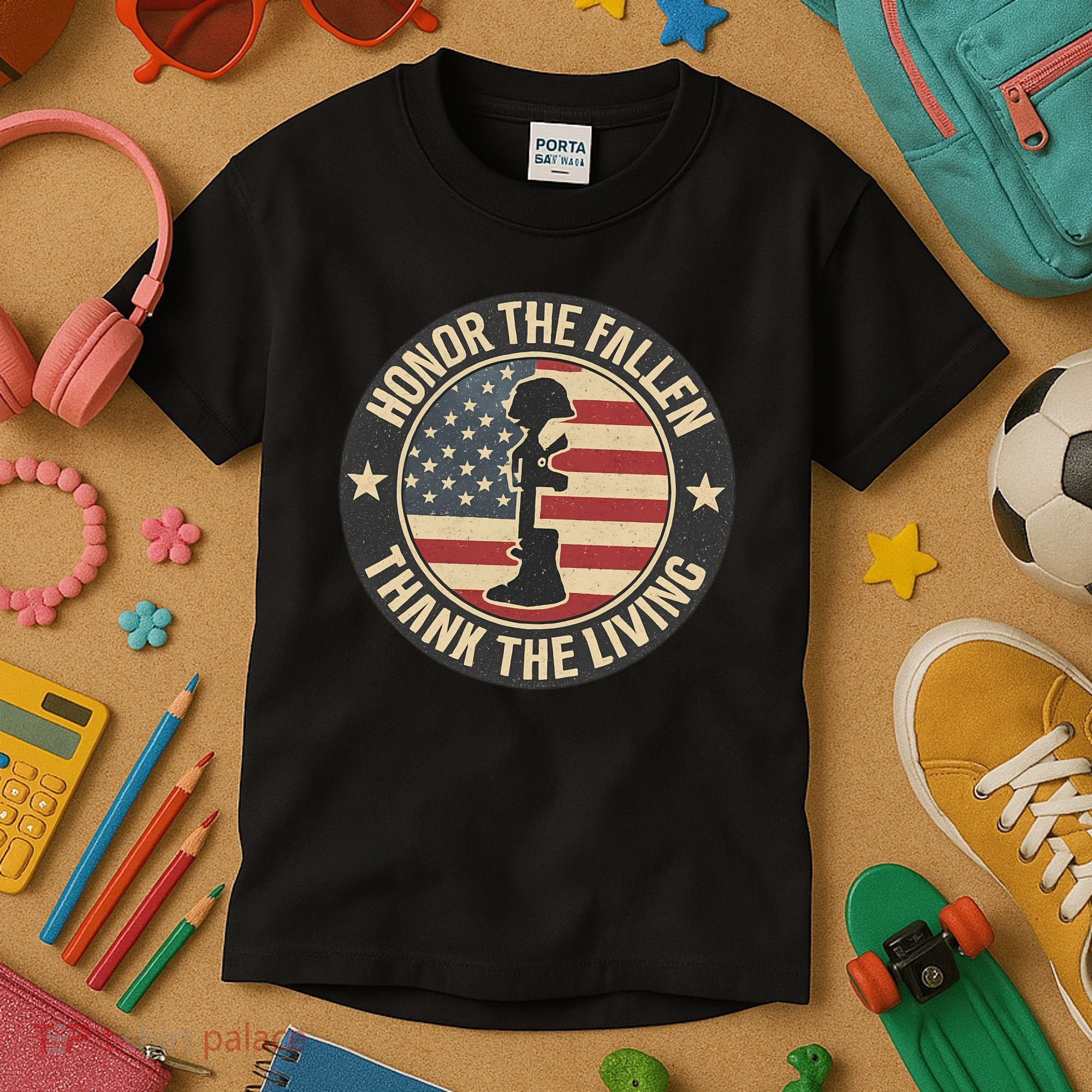 Honor the Fallen, Thank the Living Kids T-Shirt