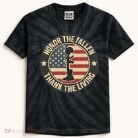Honor the Fallen, Thank the Living Kids Tie-Dye T-Shirt thumb 0