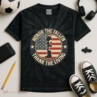 Honor the Fallen, Thank the Living Kids Tie-Dye T-Shirt thumb 2