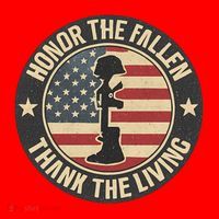 Honor the Fallen, Thank the Living Santa Hat thumb 1