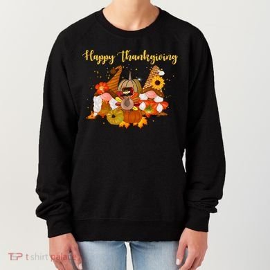 Happy Thanksgiving Fall Gnomes Women's Sweatshirt