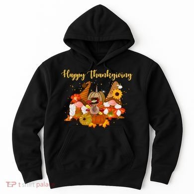 Happy Thanksgiving Fall Gnomes Hoodie