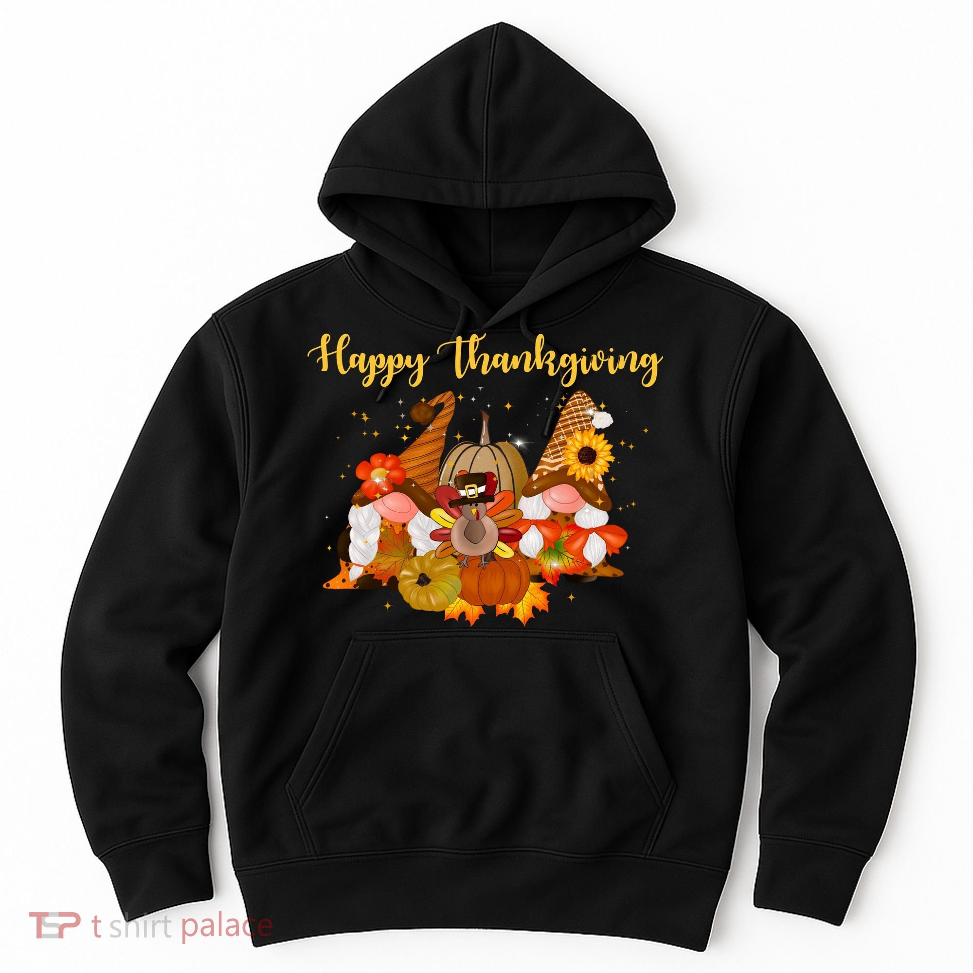 Happy Thanksgiving Fall Gnomes Hoodie