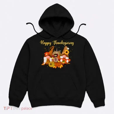 Happy Thanksgiving Fall Gnomes Hoodie