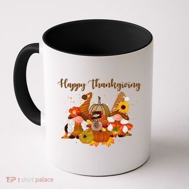 Happy Thanksgiving Fall Gnomes Coffee Mug