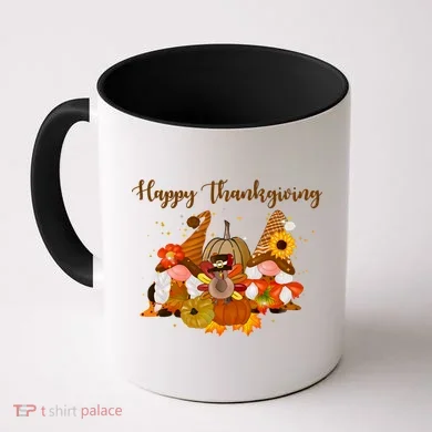 Happy Thanksgiving Fall Gnomes Coffee Mug