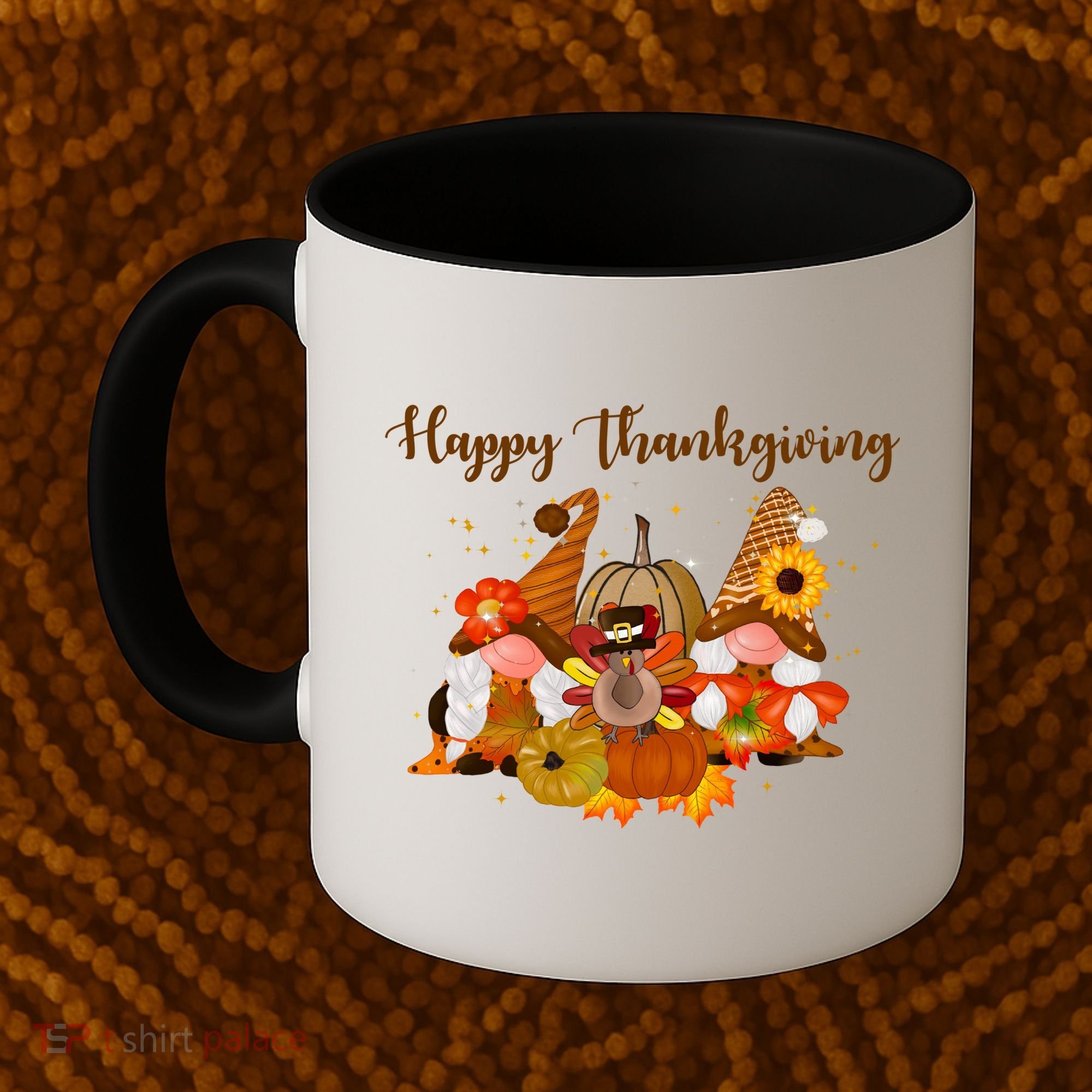 Happy Thanksgiving Fall Gnomes Coffee Mug