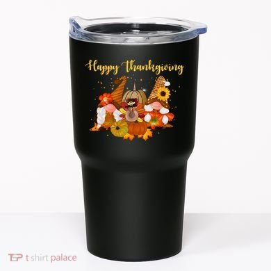 Happy Thanksgiving Fall Gnomes Tumbler
