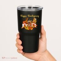 Happy Thanksgiving Fall Gnomes Tumbler thumb 2