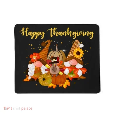 Happy Thanksgiving Fall Gnomes Mousepad