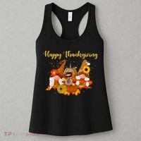Happy Thanksgiving Fall Gnomes Women's Tank Top thumb 3