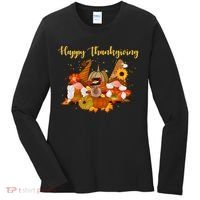 Happy Thanksgiving Fall Gnomes Women's Long Sleeve Shirt thumb 0