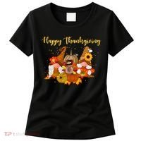 Happy Thanksgiving Fall Gnomes Women's T-Shirt thumb 0