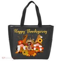 Happy Thanksgiving Fall Gnomes Tote Bag thumb 0
