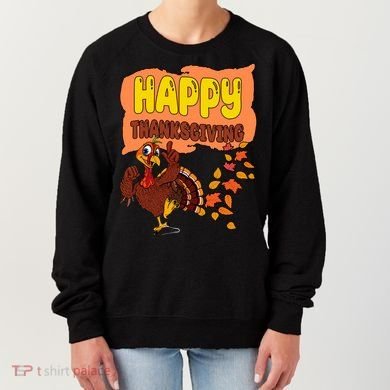 Happy Thanksgiving Festive Fun Holiday Women's Sweatshirt