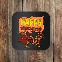 Happy Thanksgiving Festive Fun Holiday Coaster thumb 0