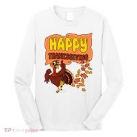 Happy Thanksgiving Festive Fun Holiday Long Sleeve Shirt thumb 0
