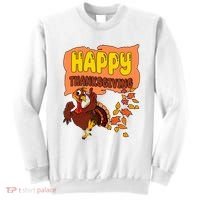 Happy Thanksgiving Festive Fun Holiday Sweatshirt thumb 0