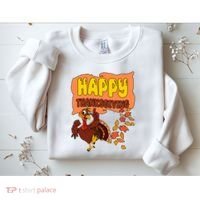 Happy Thanksgiving Festive Fun Holiday Sweatshirt thumb 2
