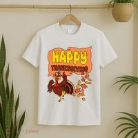 Happy Thanksgiving Festive Fun Holiday T-Shirt thumb 2