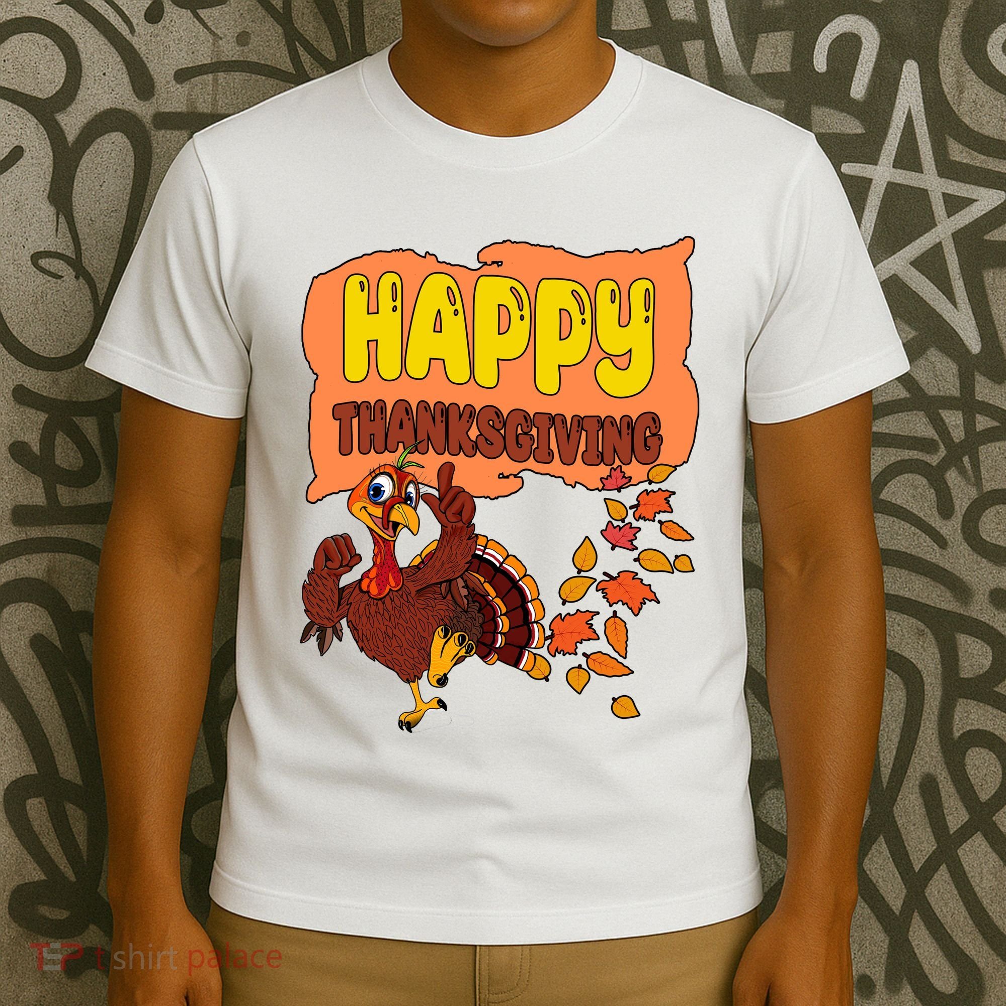 Happy Thanksgiving Festive Fun Holiday T-Shirt
