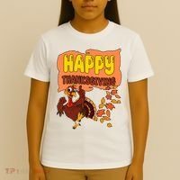 Happy Thanksgiving Festive Fun Holiday T-Shirt thumb 4