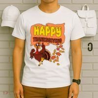 Happy Thanksgiving Festive Fun Holiday T-Shirt thumb 6