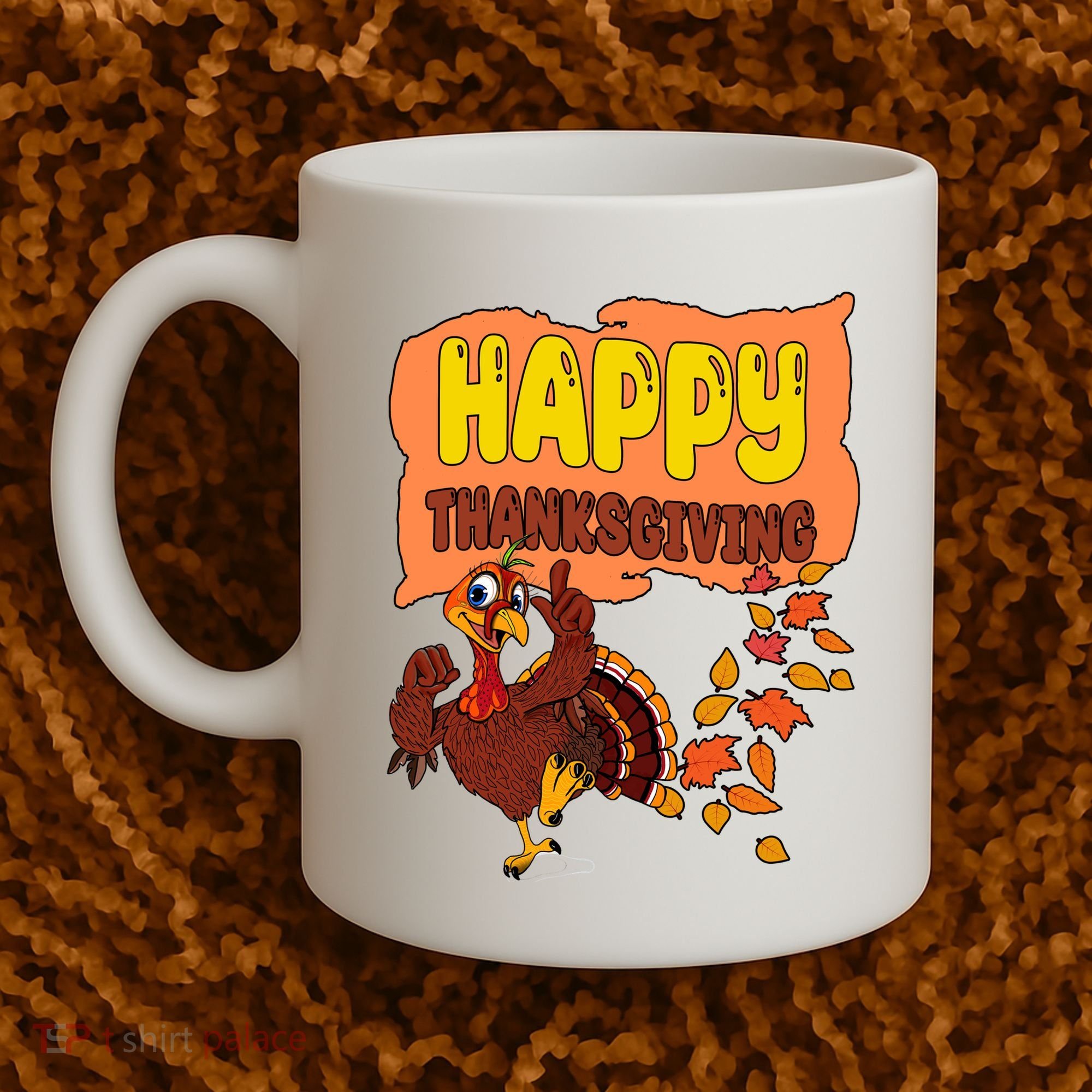 Happy Thanksgiving Festive Fun Holiday Coffee Mug
