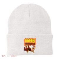Happy Thanksgiving Festive Fun Holiday Beanie thumb 0