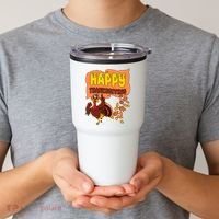 Happy Thanksgiving Festive Fun Holiday Tumbler thumb 2