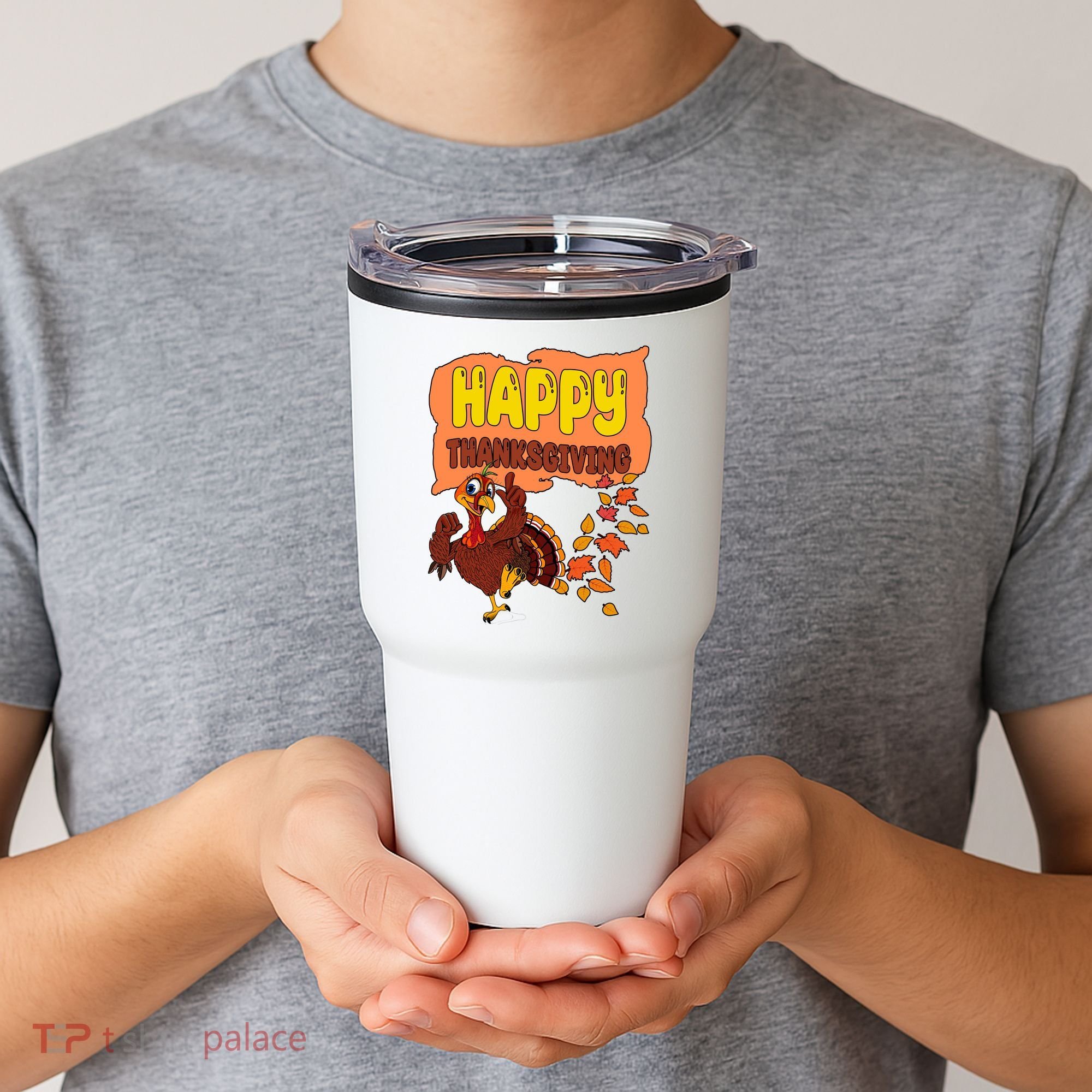 Happy Thanksgiving Festive Fun Holiday Tumbler