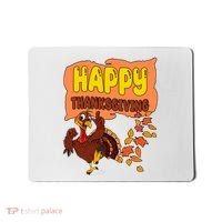 Happy Thanksgiving Festive Fun Holiday Mousepad thumb 0