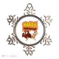 Happy Thanksgiving Festive Fun Holiday Ornament thumb 0
