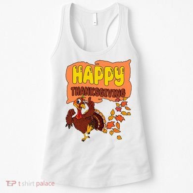 Happy Thanksgiving Festive Fun Holiday Women's Tank Top