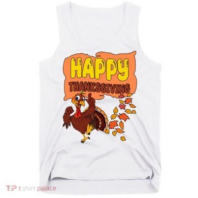 Happy Thanksgiving Festive Fun Holiday Tank Top