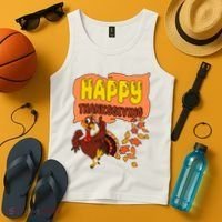 Happy Thanksgiving Festive Fun Holiday Tank Top thumb 4