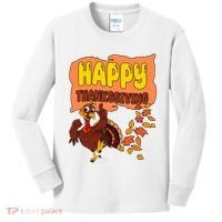 Happy Thanksgiving Festive Fun Holiday Kids Long Sleeve Shirt thumb 0