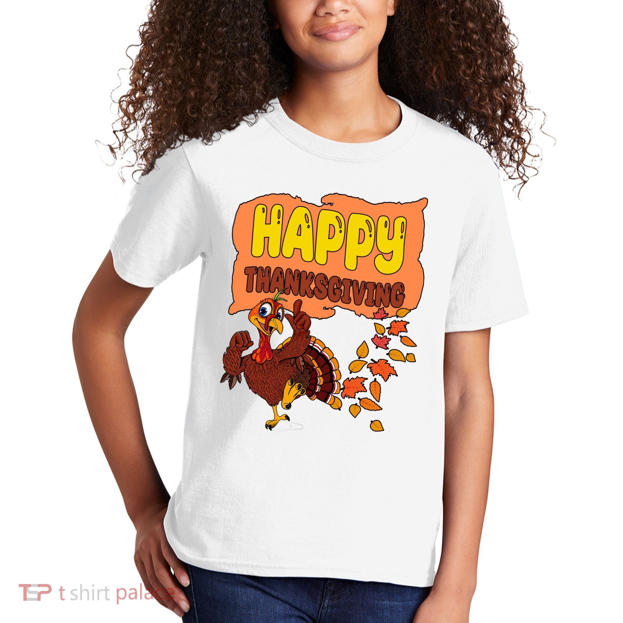 Happy Thanksgiving Festive Fun Holiday Kids T-Shirt
