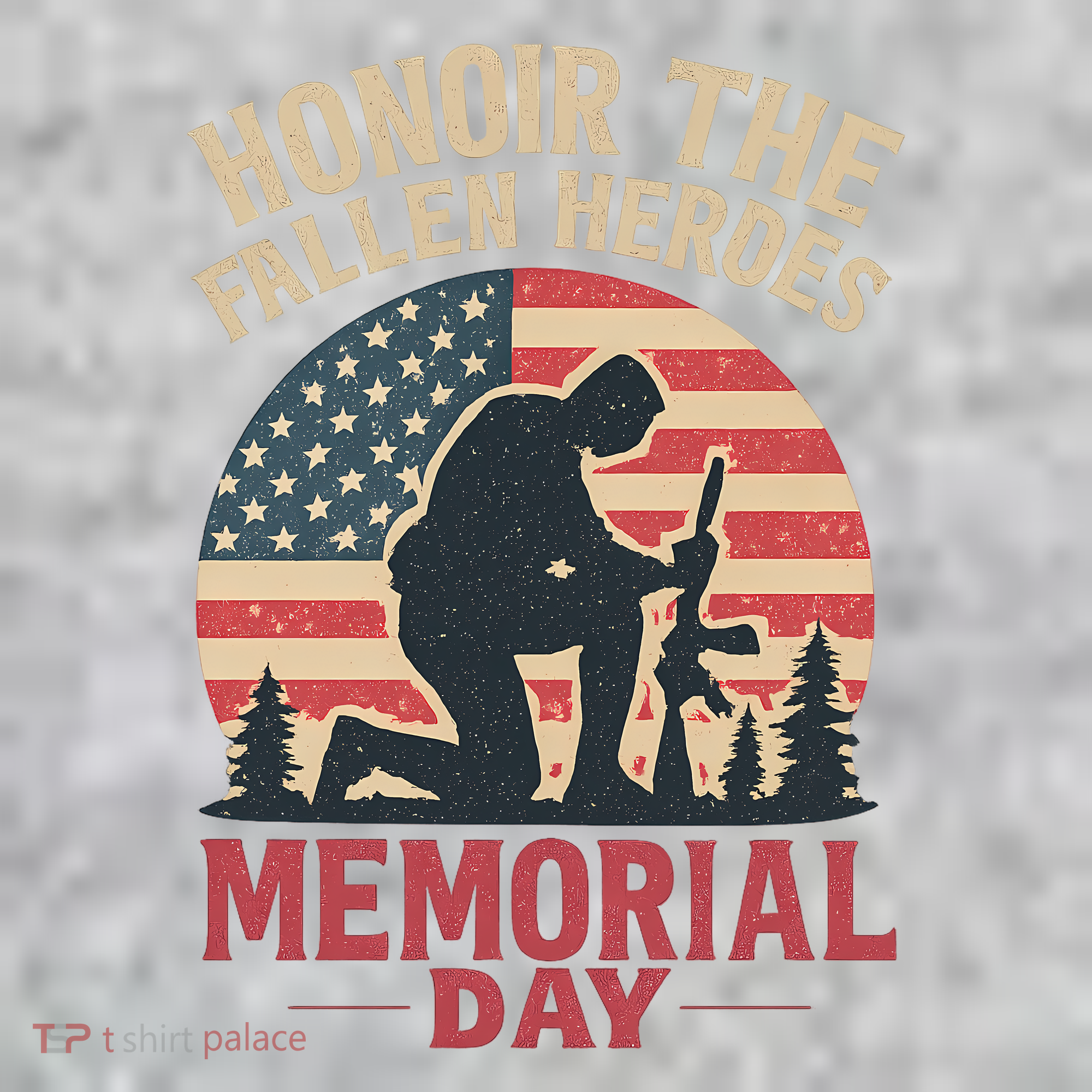 Honor the Fallen Heroes - Memorial Day The Baniff Cuffed Pom Beanie