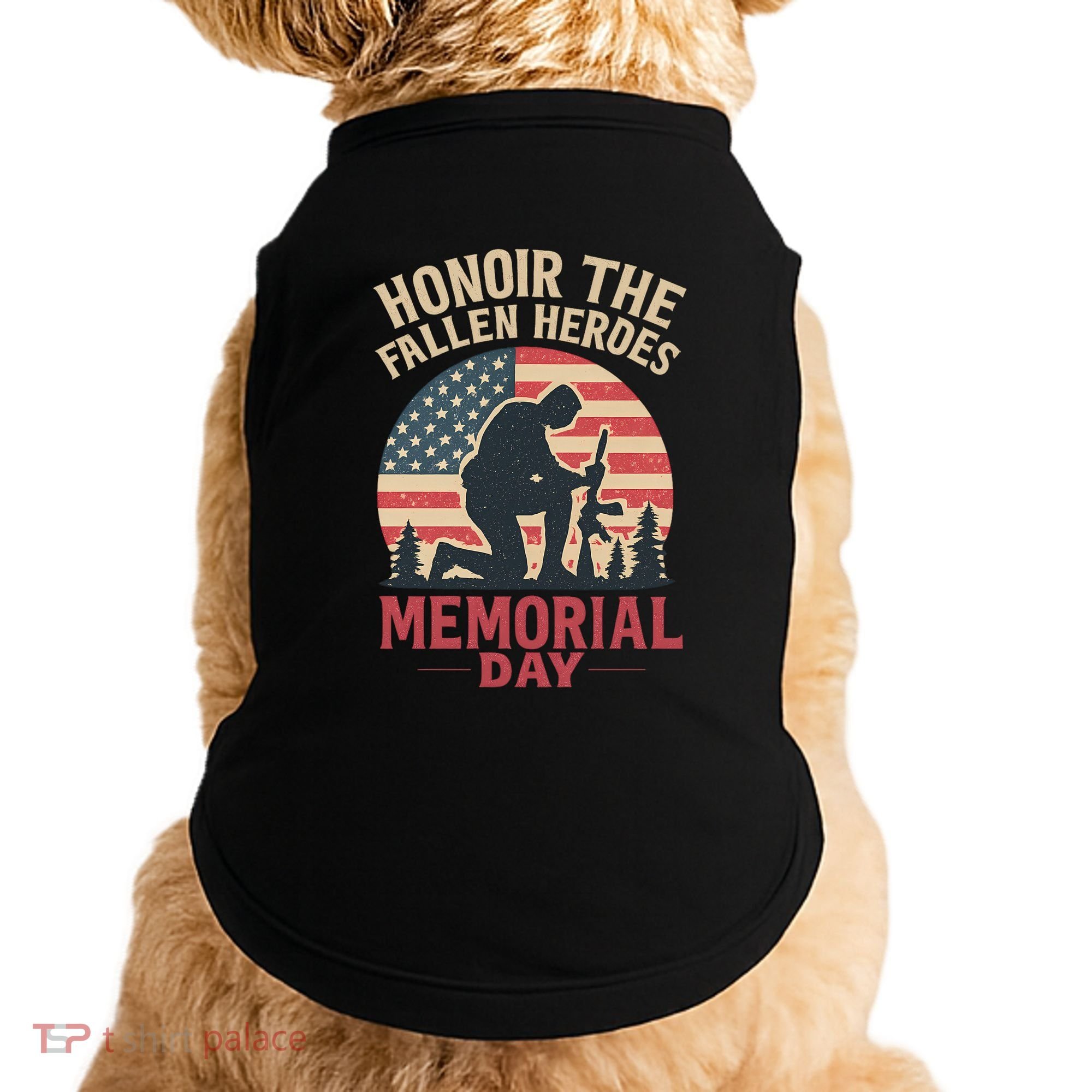 Honor the Fallen Heroes - Memorial Day Doggie Tank