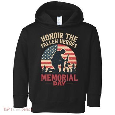 Honor the Fallen Heroes - Memorial Day Toddler Hoodie