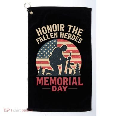 Honor the Fallen Heroes - Memorial Day Golf Towel