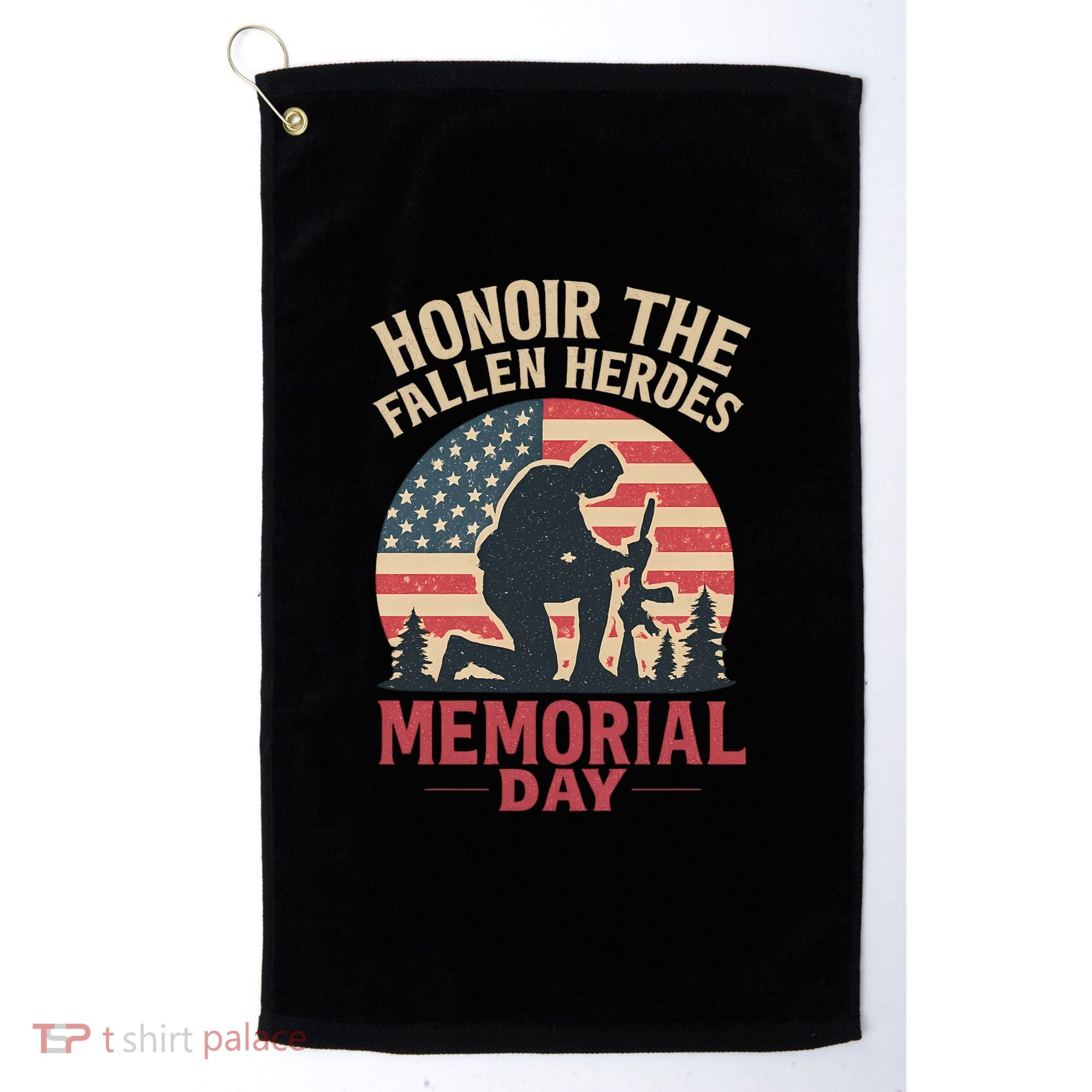 Honor the Fallen Heroes - Memorial Day Golf Towel