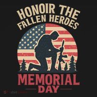 Honor the Fallen Heroes - Memorial Day Kids Hoodie thumb 5