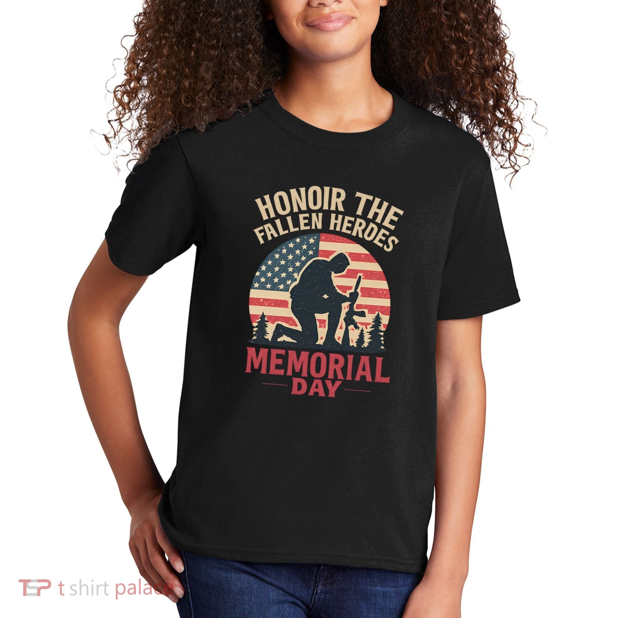Honor the Fallen Heroes - Memorial Day Kids T-Shirt