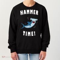 Hammer Time Funny Hammerhead Shark Women's Sweatshirt thumb 0