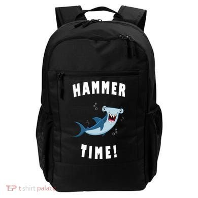 Hammer Time Funny Hammerhead Shark Backpack